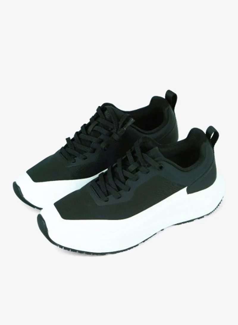 008-3760 Barjeel Uno Mens Casual Laceup Shoes 689-009 Black